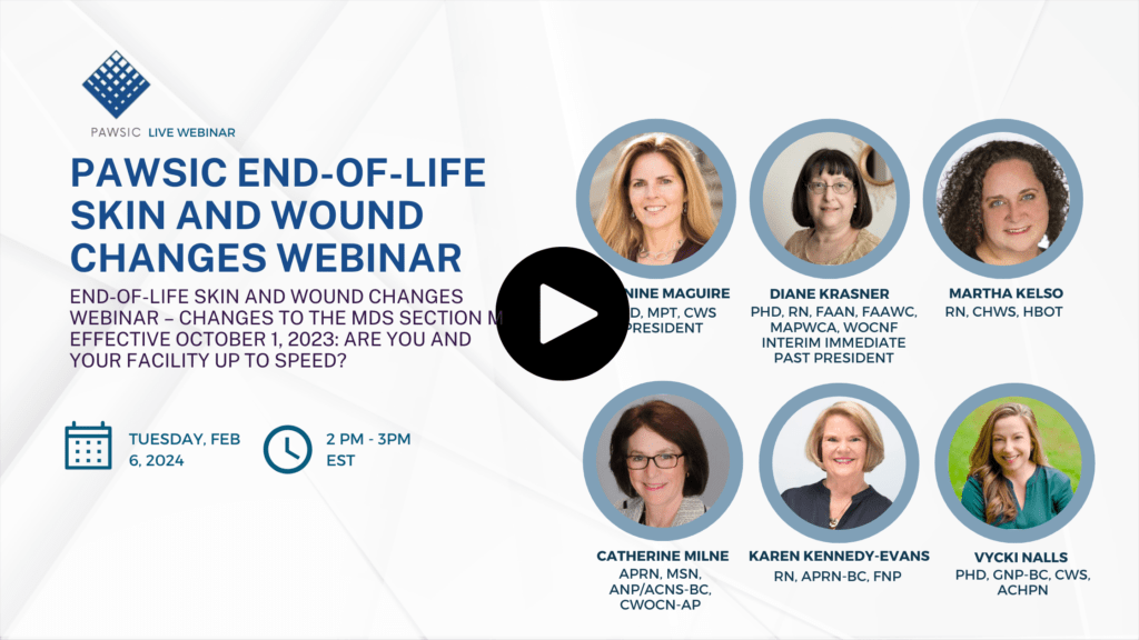 End of Life Skin Wound Changes 2024